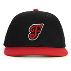 F Harf Snapback Şapka - kırmızı