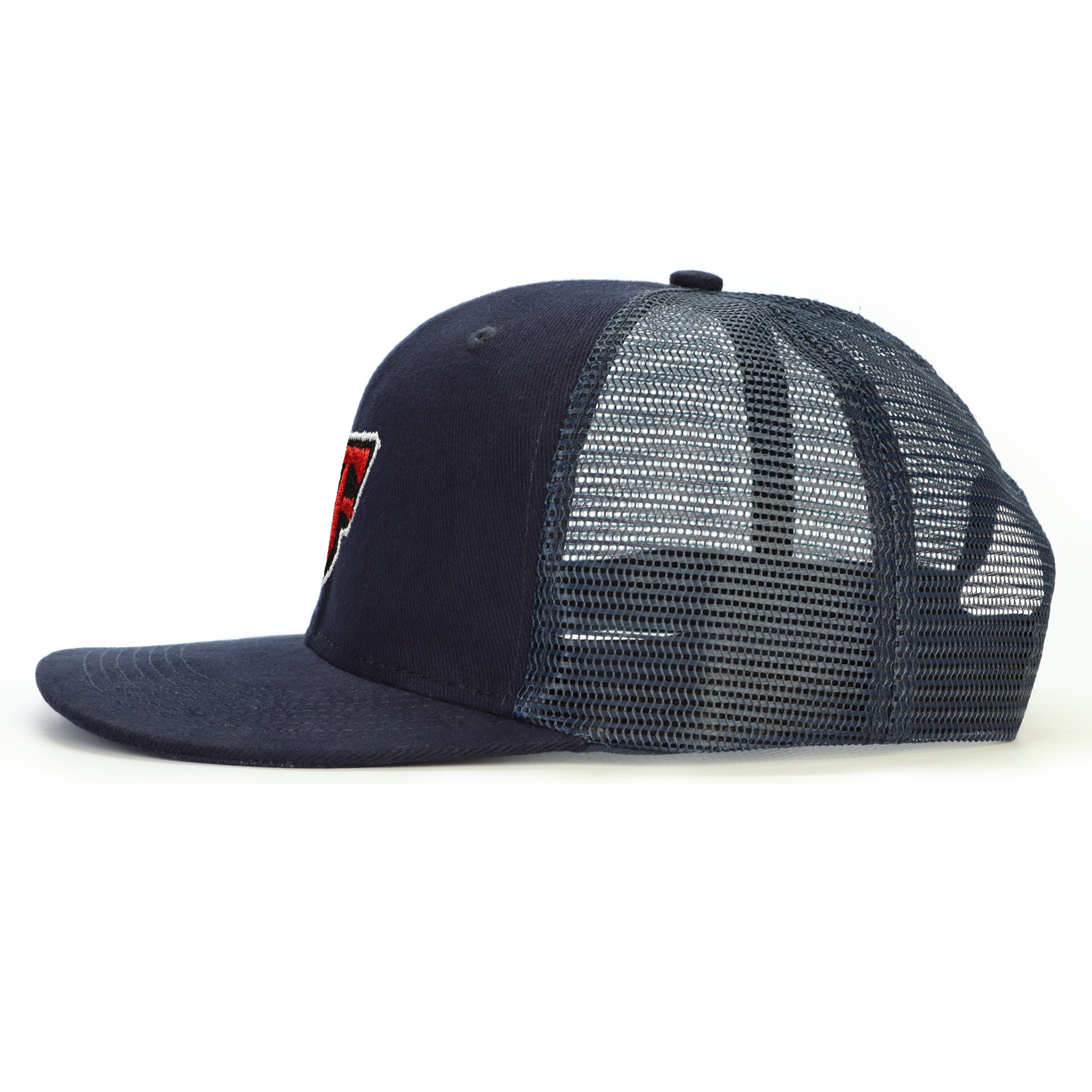 F Harf Snapback Şapka - lacivert