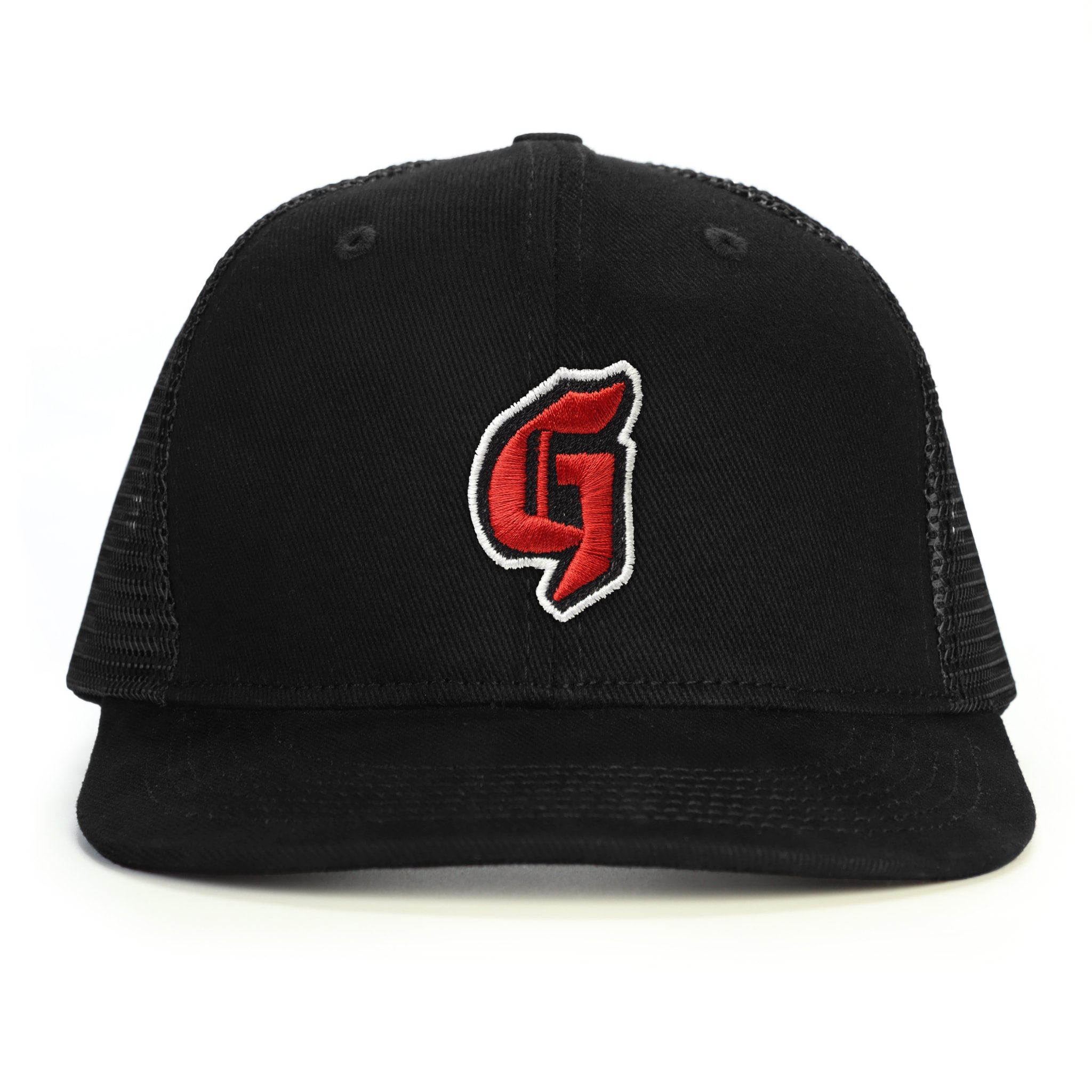 G Harf Snapback Şapka - siyah
