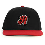 H Harf Snapback Şapka - kırmızı