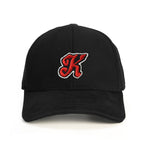 K Harf Baseball Şapka - siyah