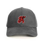 K Harf Baseball Şapka - gri