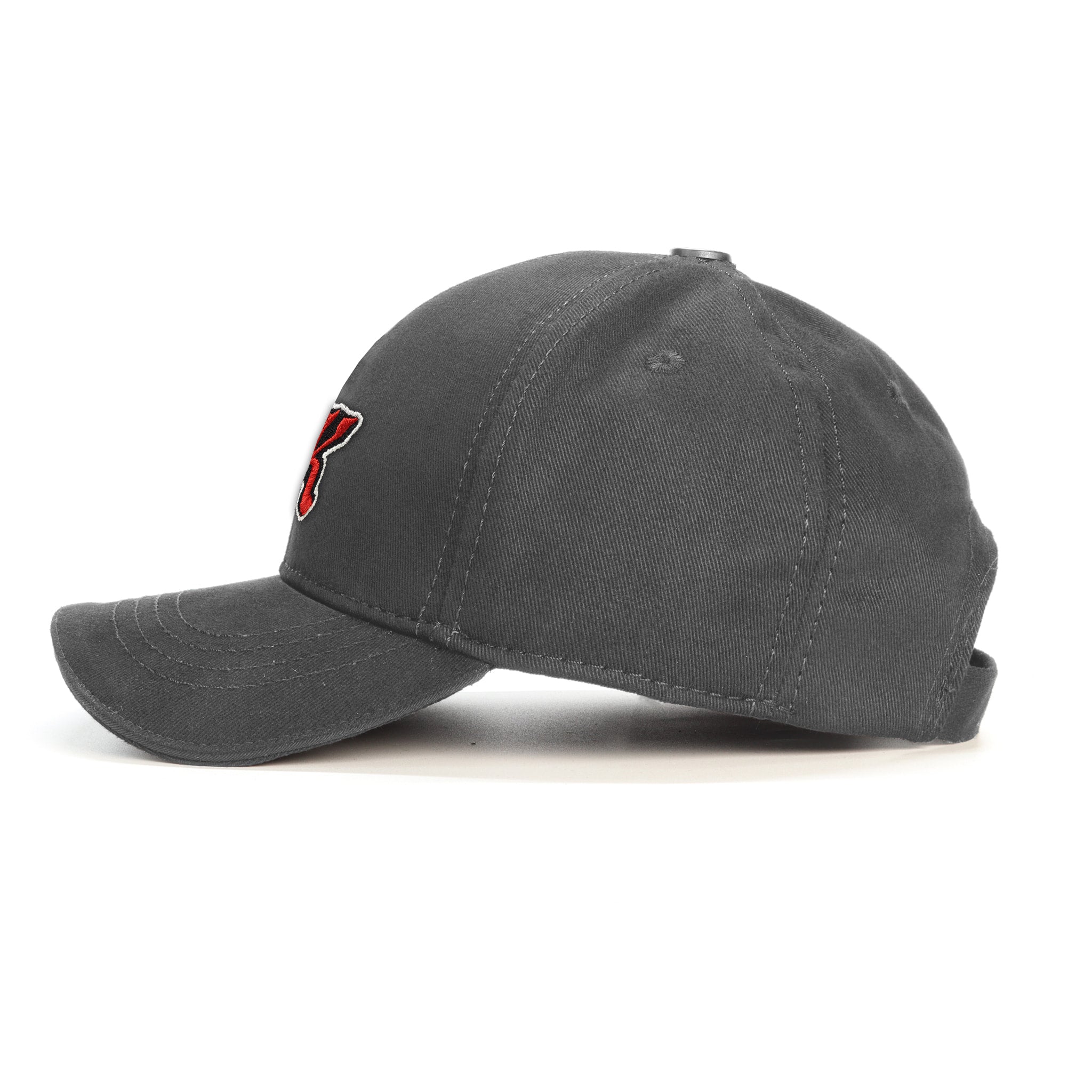 K Harf Baseball Şapka - gri