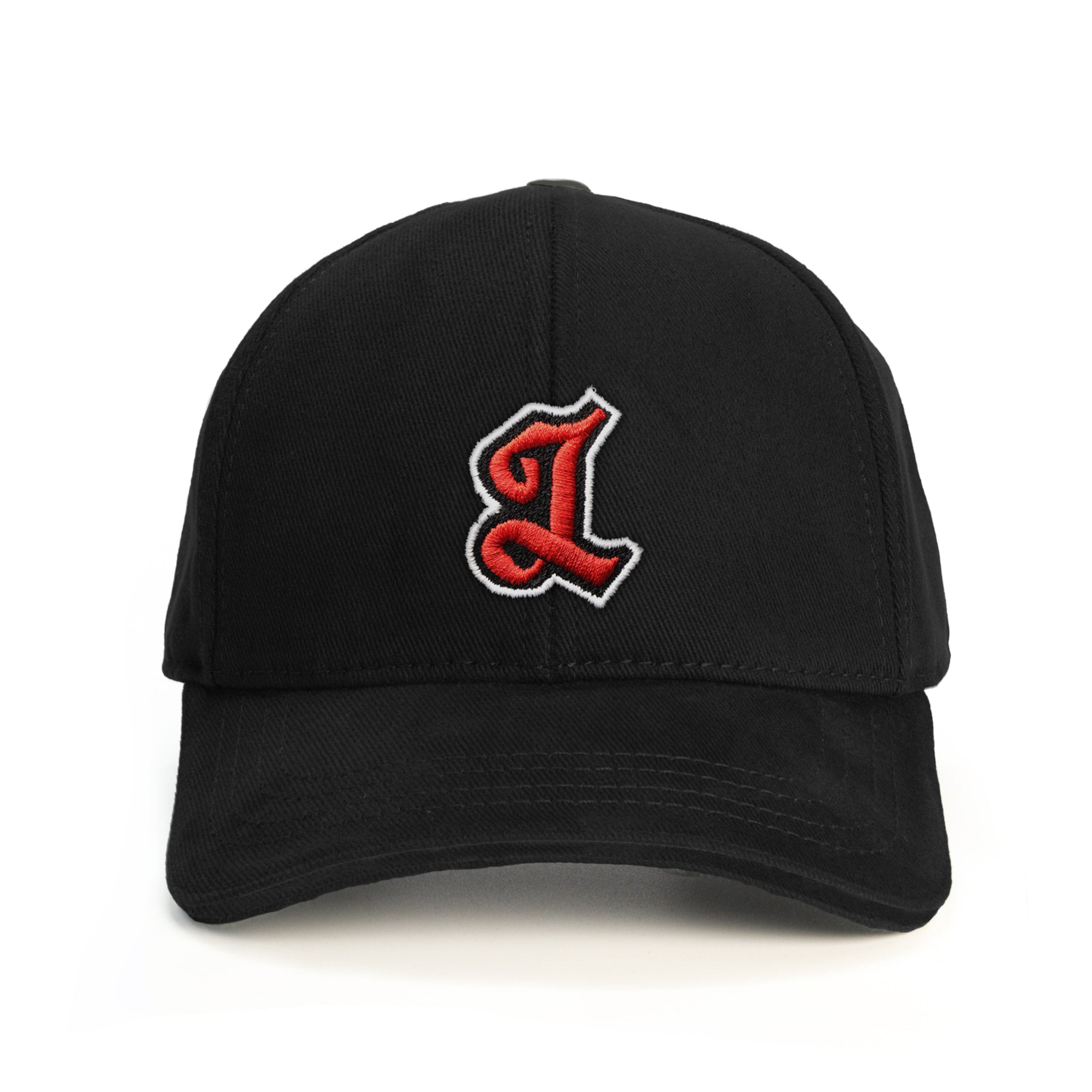 L Harf Baseball Şapka - siyah