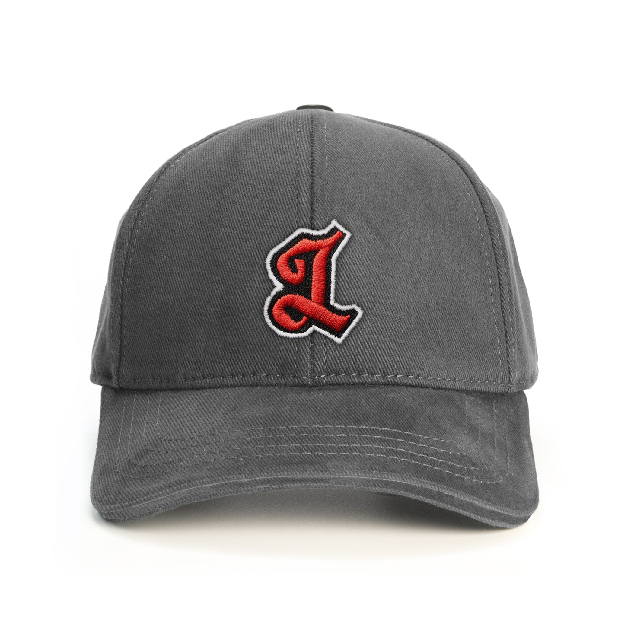 L Harf Baseball Şapka - gri