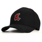 L Harf Baseball Şapka - siyah