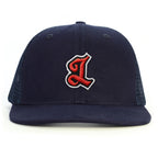 L Harf Snapback Şapka - lacivert