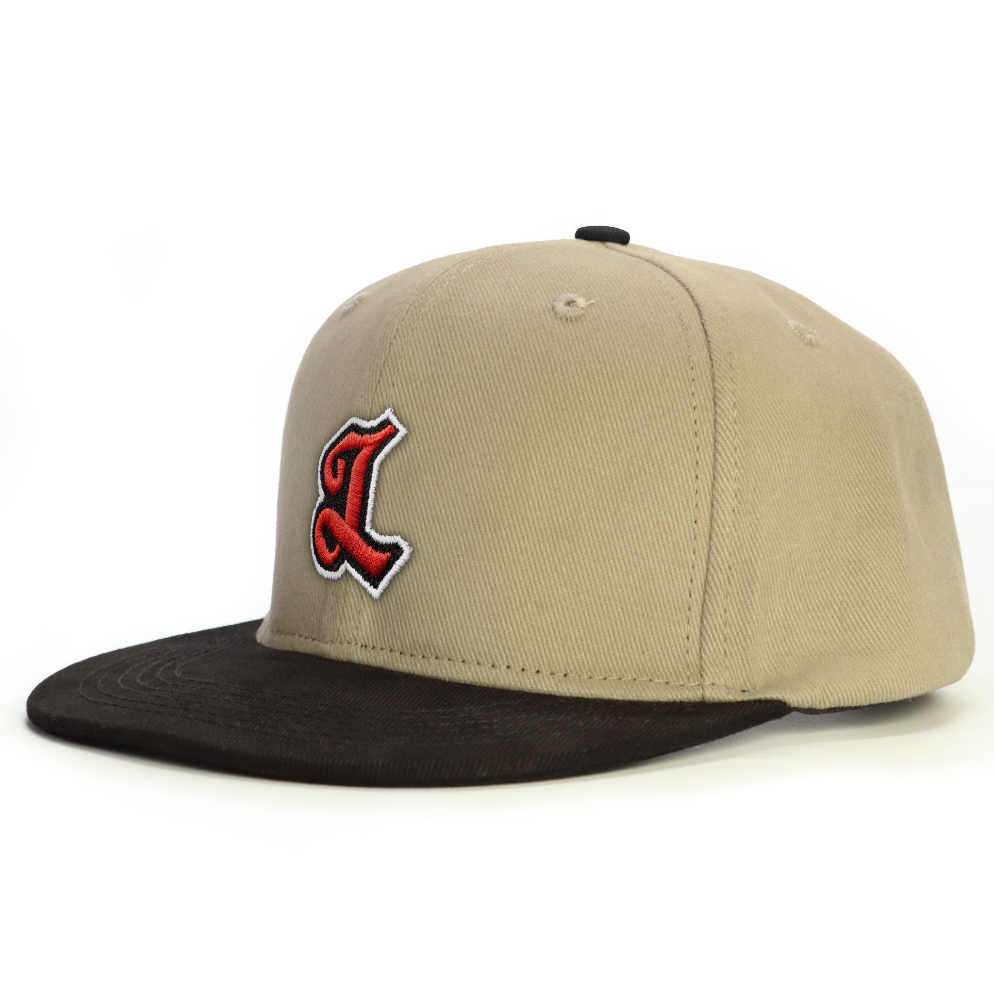 L Harf Snapback Şapka - bej