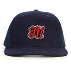 M Harf Snapback Şapka - lacivert