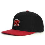 M Harf Snapback Şapka - kırmızı