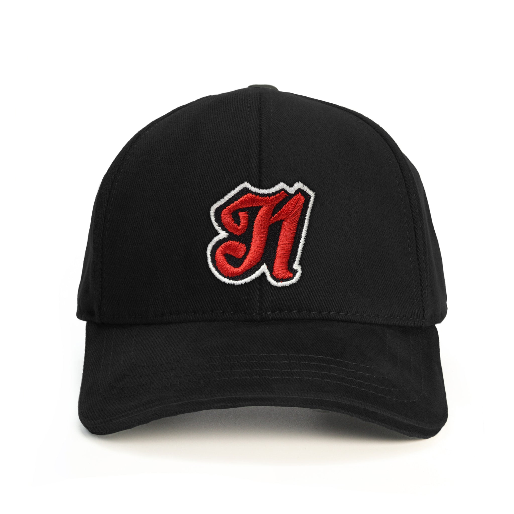 N Harf Baseball Şapka - siyah