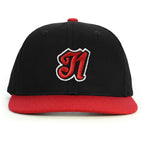 N Harf Snapback Şapka - kırmızı