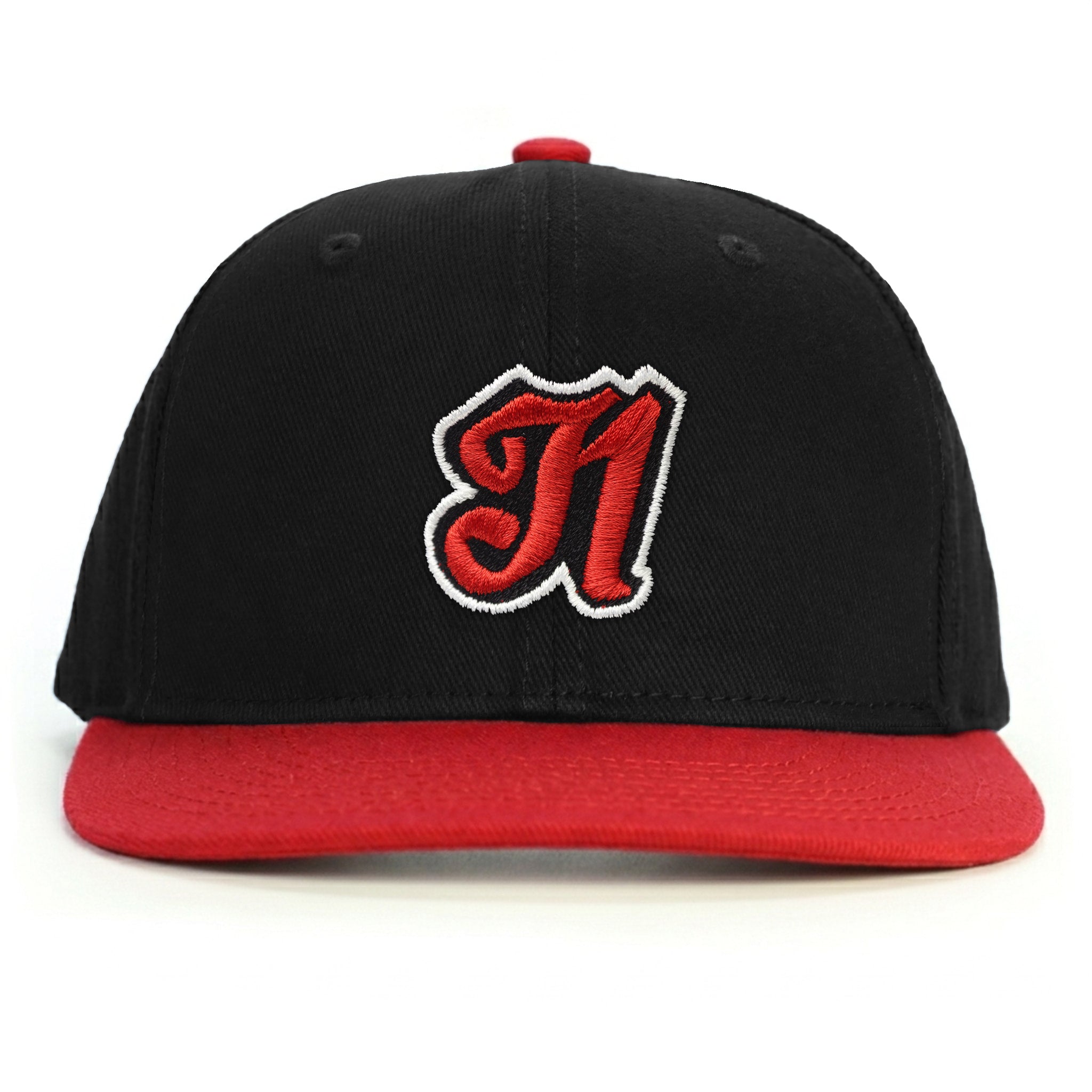 N Harf Snapback Şapka - kırmızı