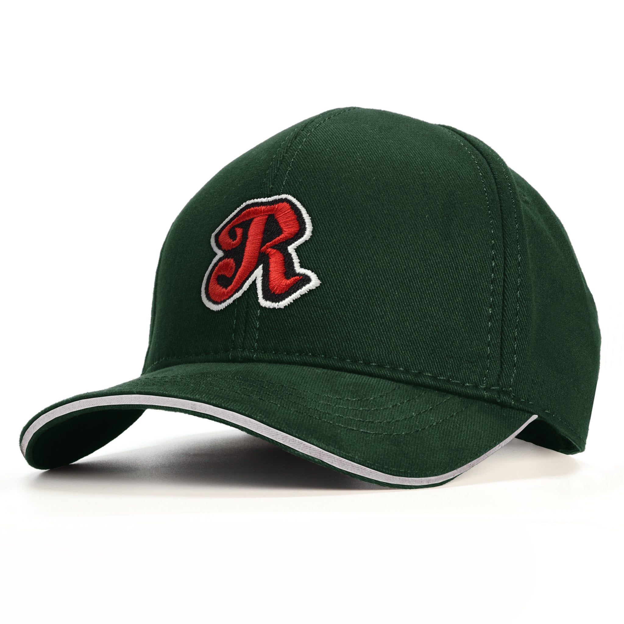 R Harf Baseball Şapka - yeşil