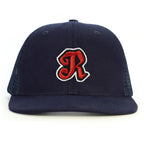 R Harf Snapback Şapka - lacivert