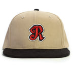 R Harf Snapback Şapka - bej