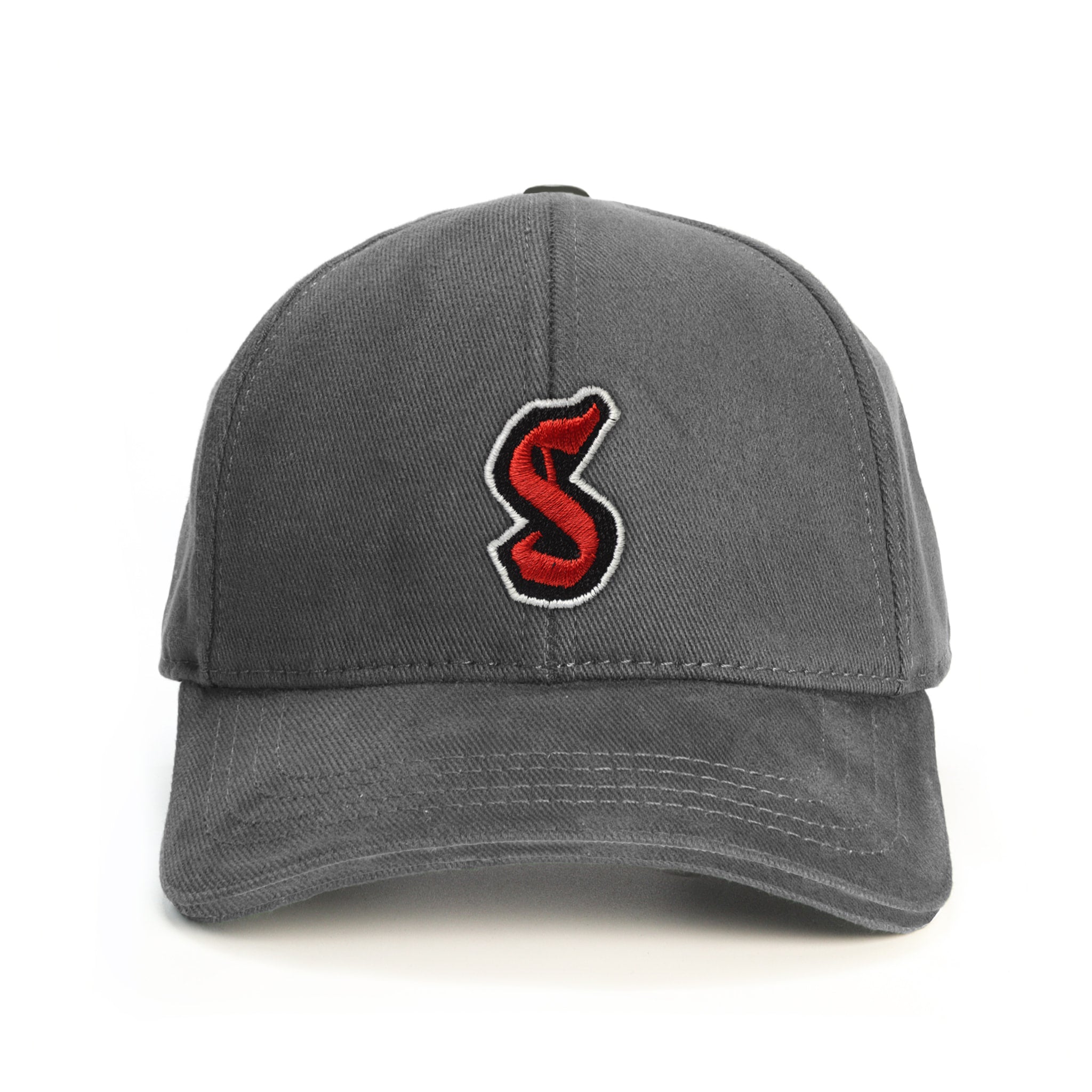 S Harf Baseball Şapka - gri