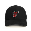 T Harf Baseball Şapka - siyah