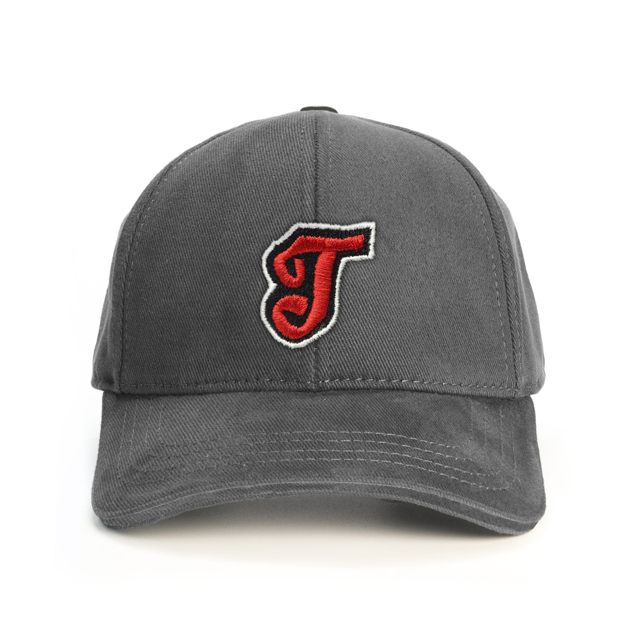 T Harf Baseball Şapka - gri