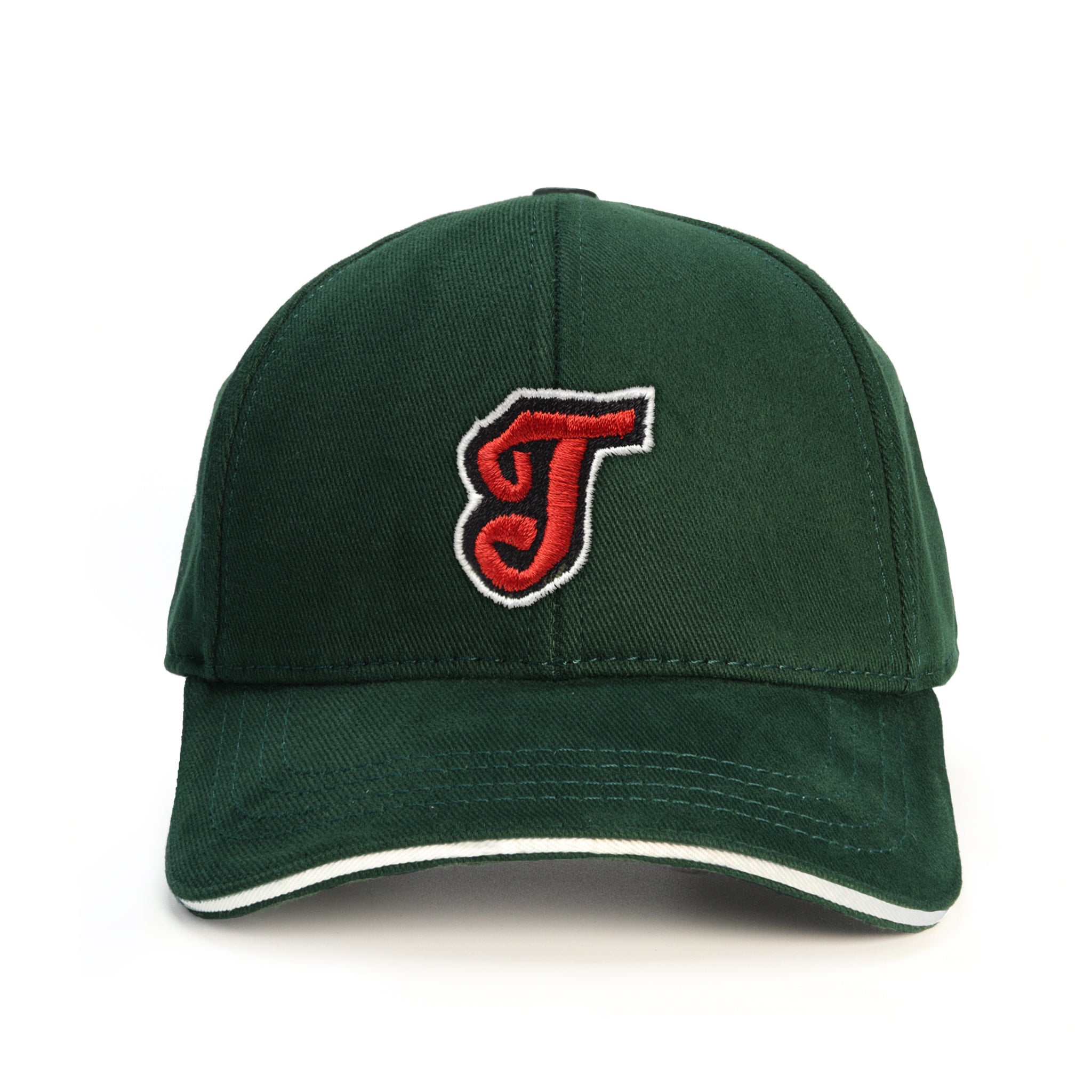 T Harf Baseball Şapka - yeşil