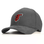 T Harf Baseball Şapka - gri