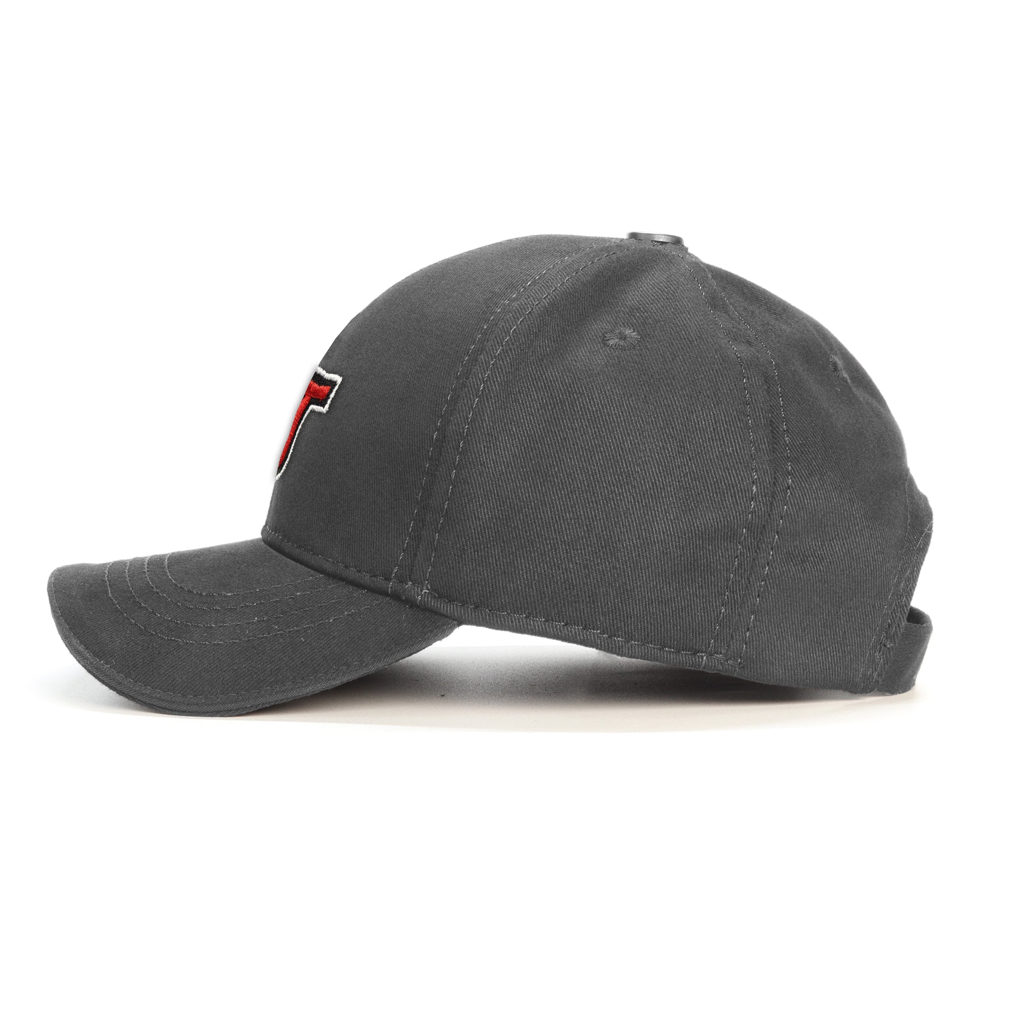 T Harf Baseball Şapka - gri