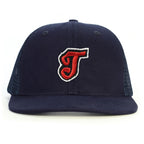 T Harf Snapback Şapka - lacivert
