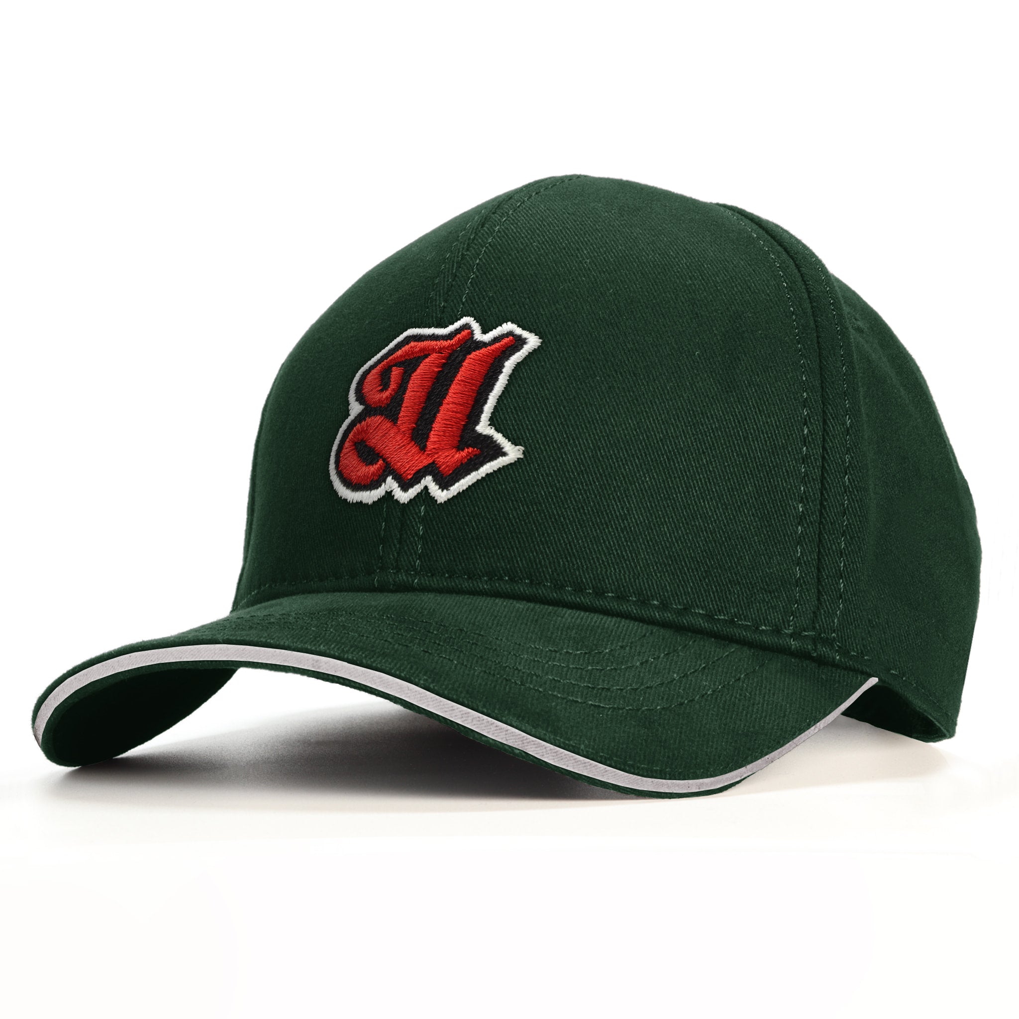 U Harf Baseball Şapka - yeşil