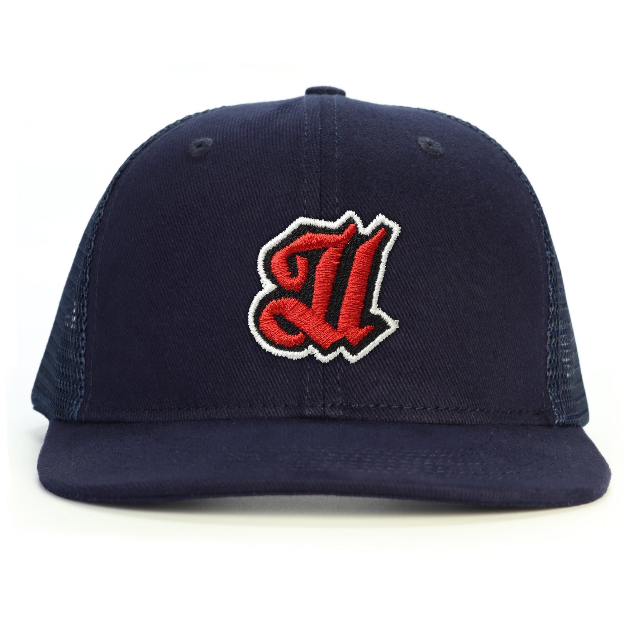 U Harf Snapback Şapka - lacivert