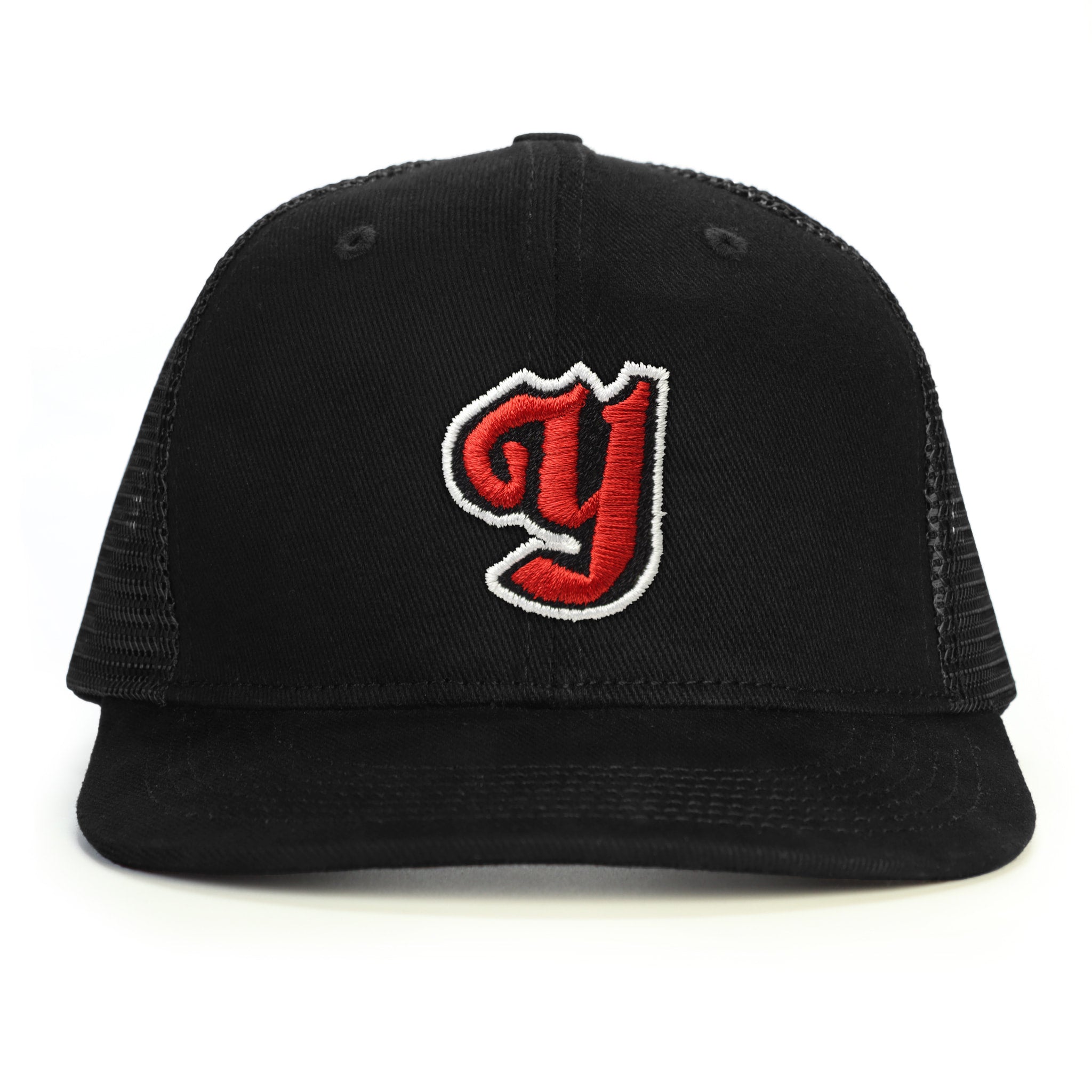 Y Harf Snapback Şapka - siyah