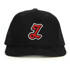 Z Harf Snapback Şapka - siyah