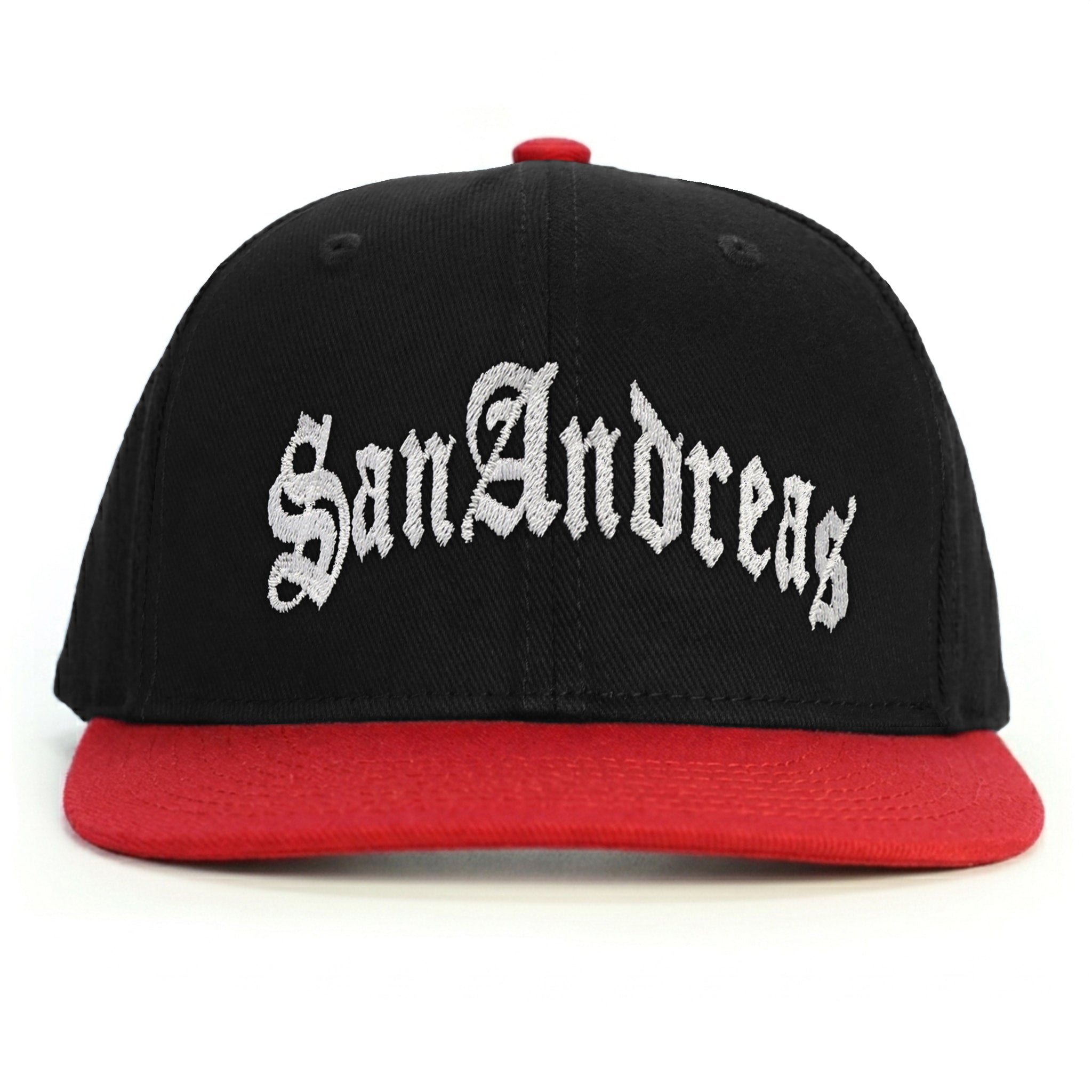 San Andreas Snapback Şapka - kırmızı
