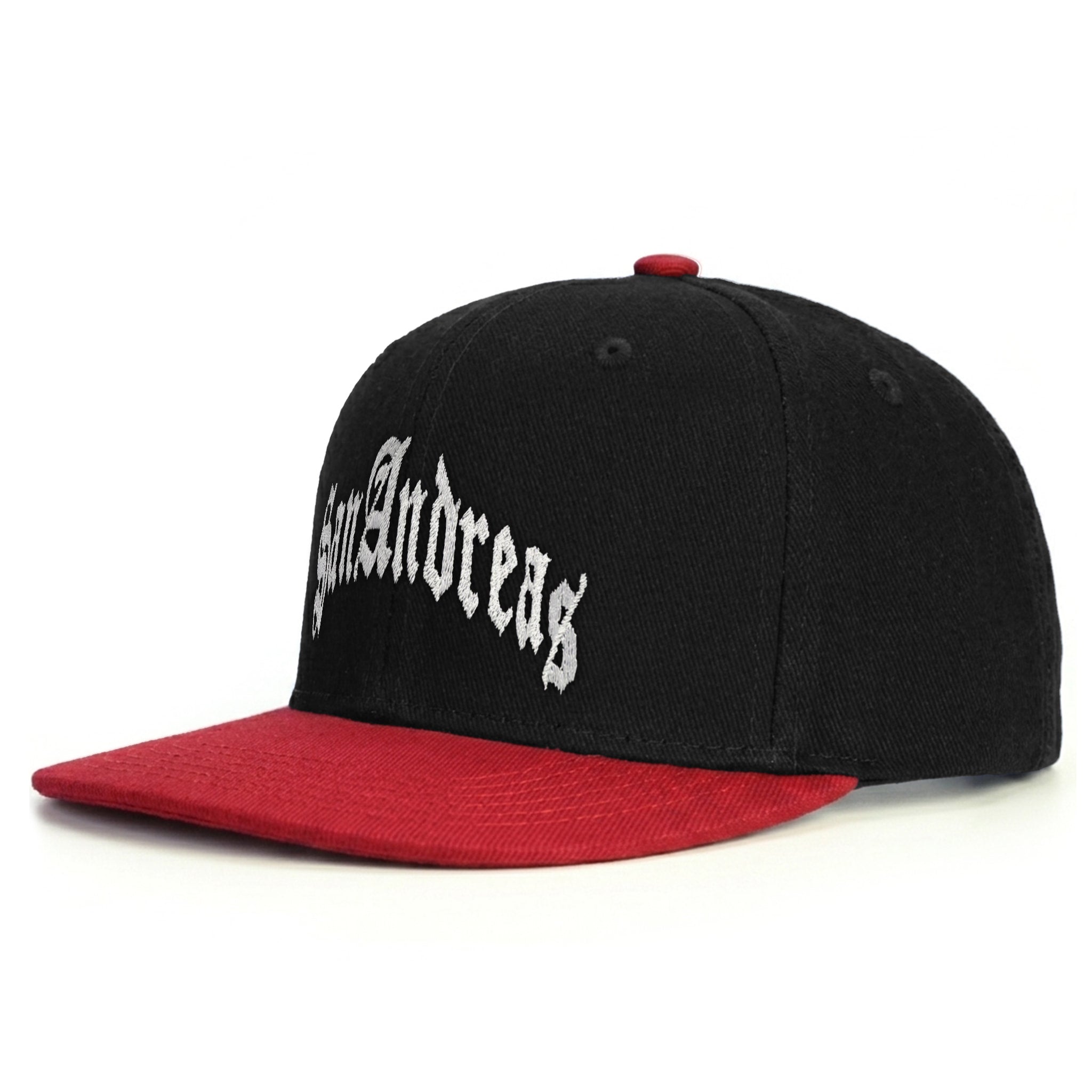 San Andreas Snapback Şapka - kırmızı