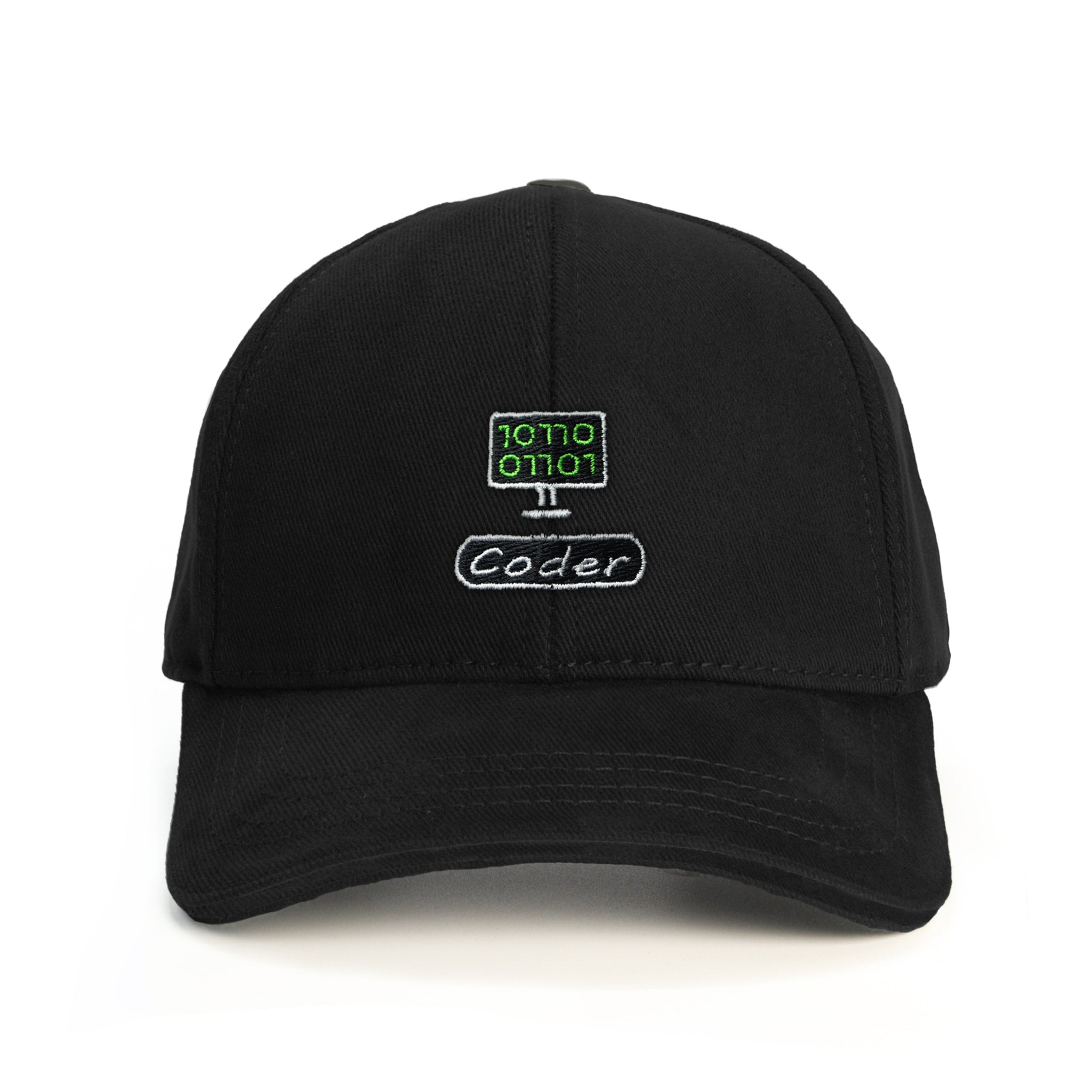Yazılımcı Coder Baseball Şapka - siyah