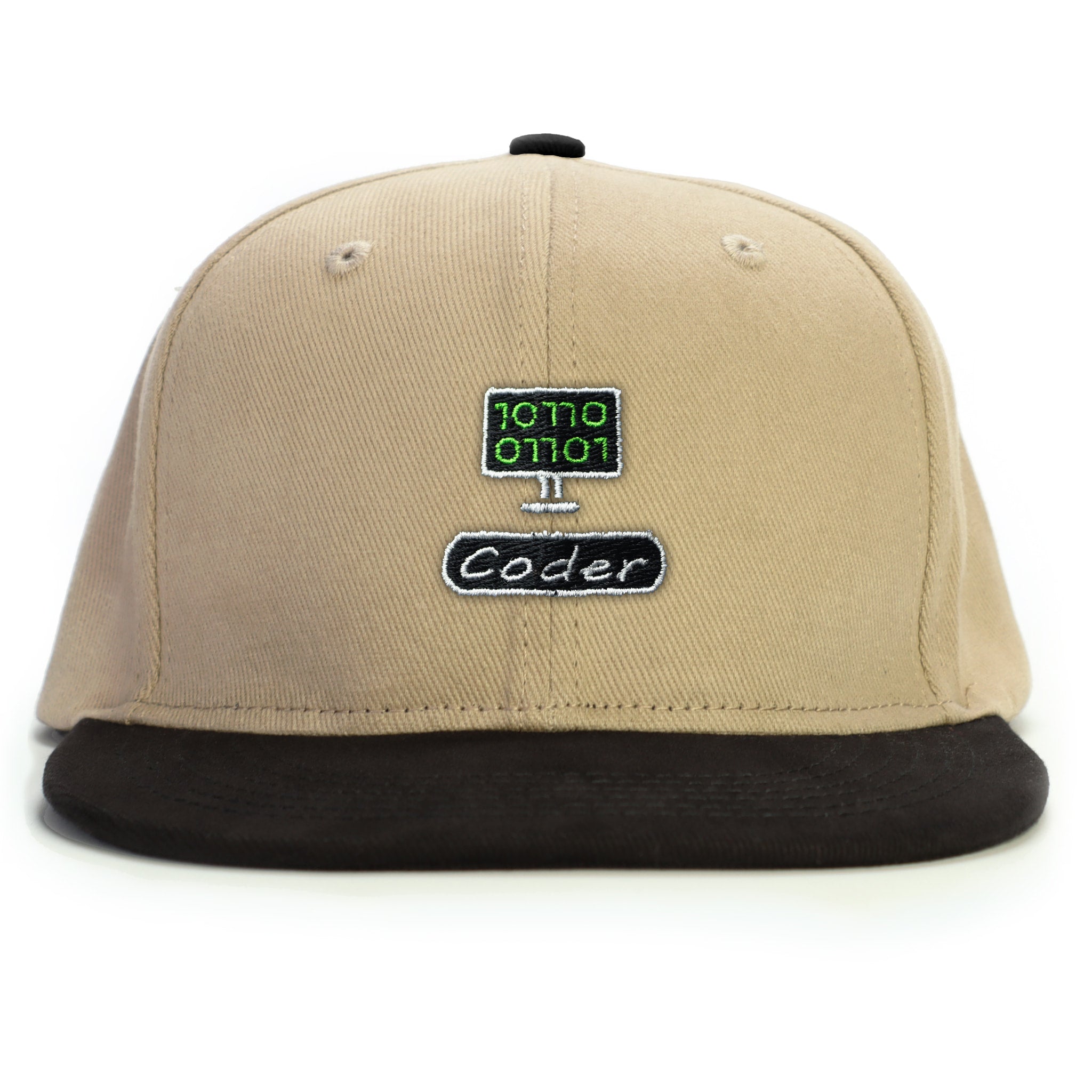 Yazılımcı Coder Snapback Şapka - bej
