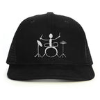 Baterist Doodle Snapback Şapka - siyah