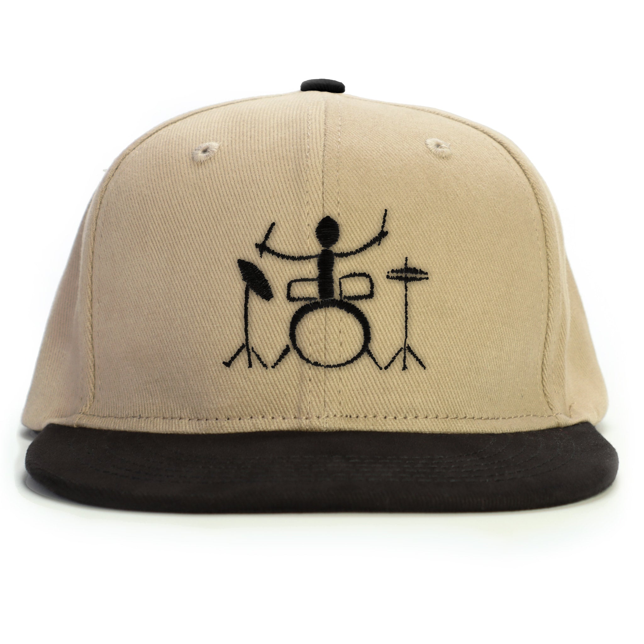 Baterist Doodle Snapback Şapka - bej