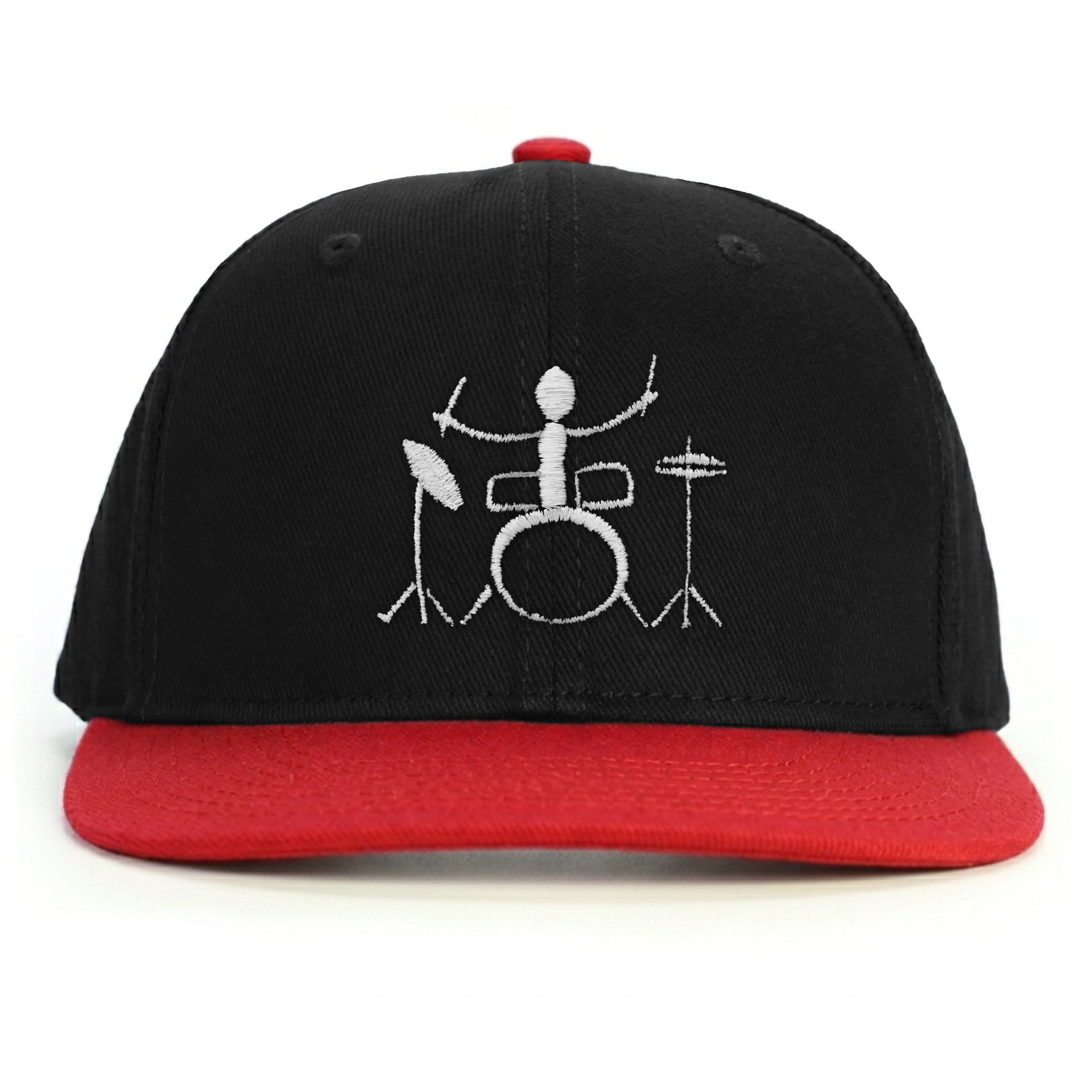 Baterist Doodle Snapback Şapka - kırmızı