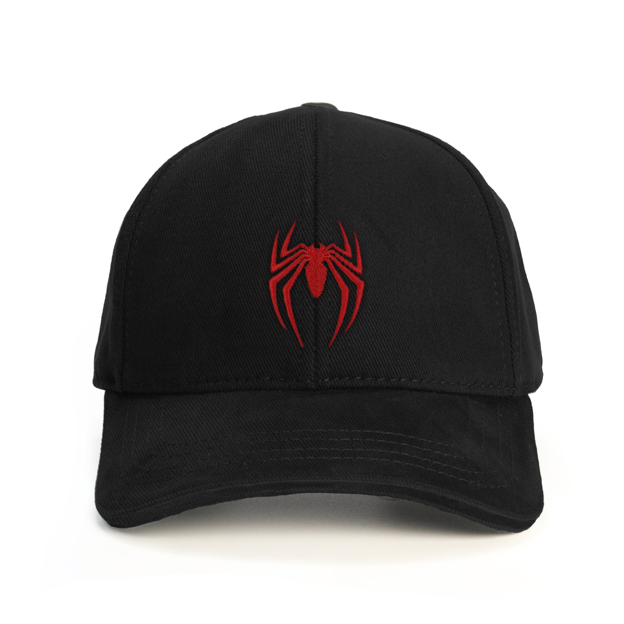Spider Logo Baseball Şapka - siyah