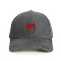 Spider Logo Baseball Şapka - gri
