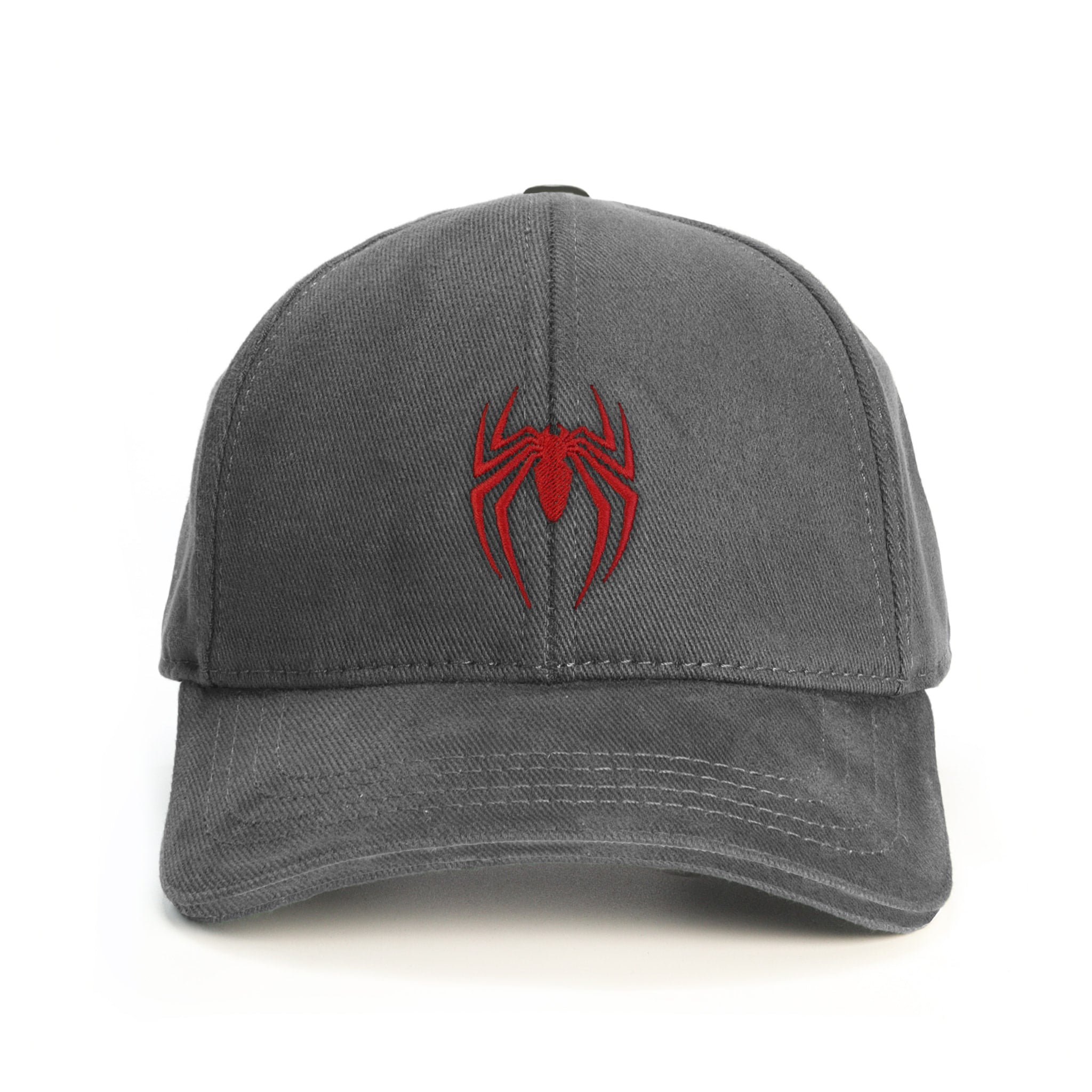 Spider Logo Baseball Şapka - gri